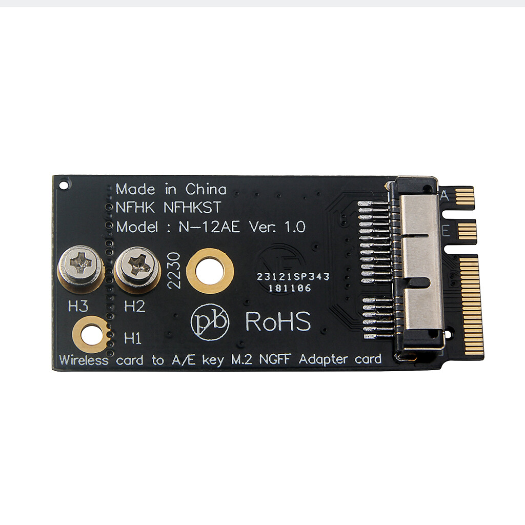 BCM94360CS2 BCM943224PCIEBT2 12+6 Pin WIFI wireless card module to NGFF M.2