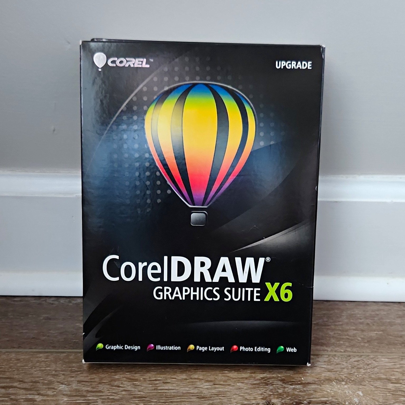 CorelDRAW Graphics Suite X6 Upgrade DVD w/ Guidebook