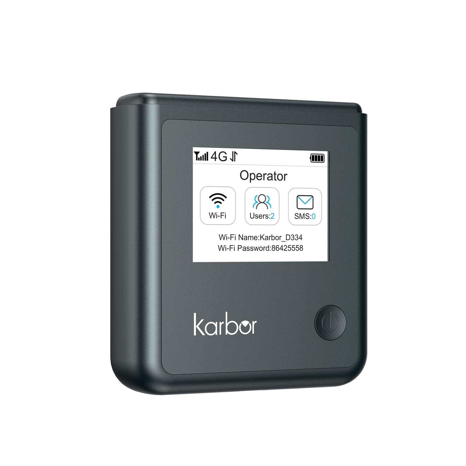 Mobile 4G LTE Hotspot, Included 1GB Global Data & 5GB USA Data, Portable WiFi