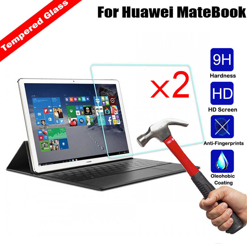 2X Genuine Tempered Glass Screen Protector Cover For Huawei M3 Lite T2 M5 Pro M6