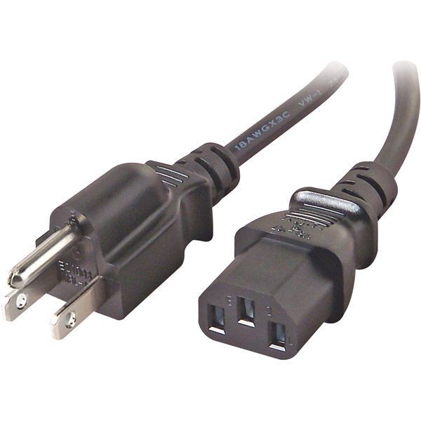 NEW Viewsonic VG730M LCD AC Power Cord Cable Plug Black