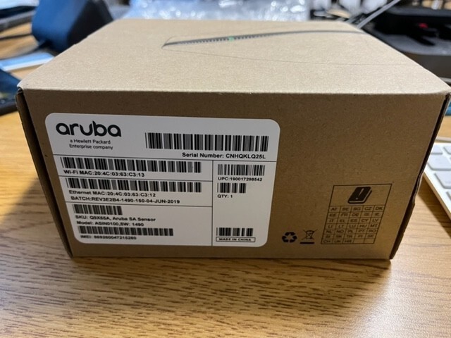 Q9X65A | New HPE Aruba User Experience Insight LTE Sensor US-Canada UXI ASIN0100