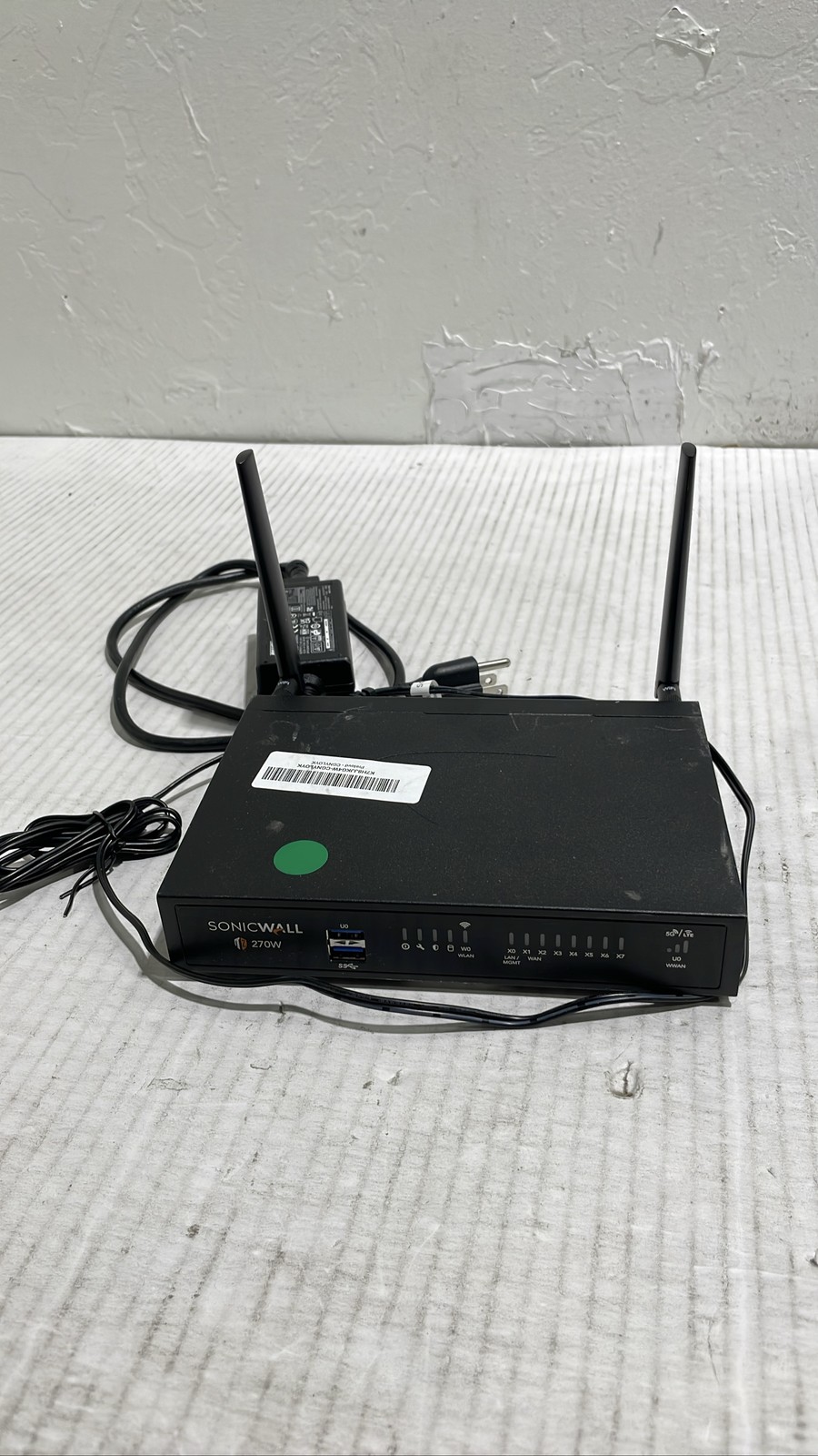 SonicWall TZ270W APL57-101 Wireless Network Security Firewall w/ PSU