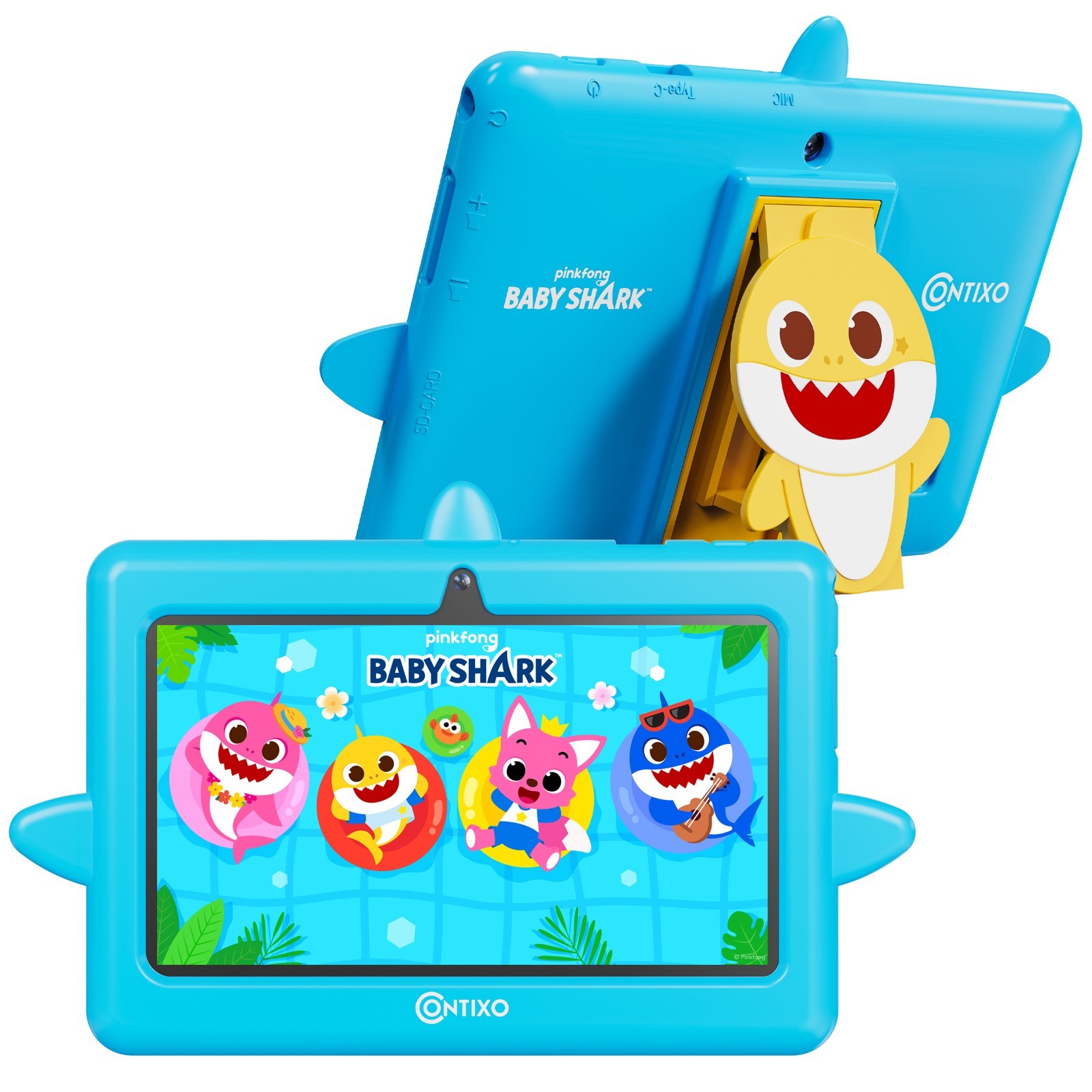 Contixo A8 Kids Tablet With Pinkfong Baby Shark Educational APP, 7" Screen