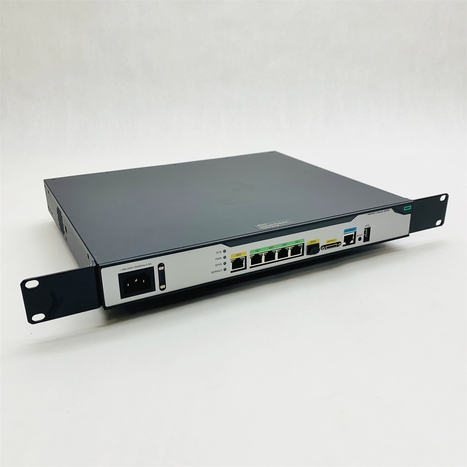 HPE FlexNetwork MSR1002-4 AC Router JG875A 4-Port Gigabit Modular Branch Router