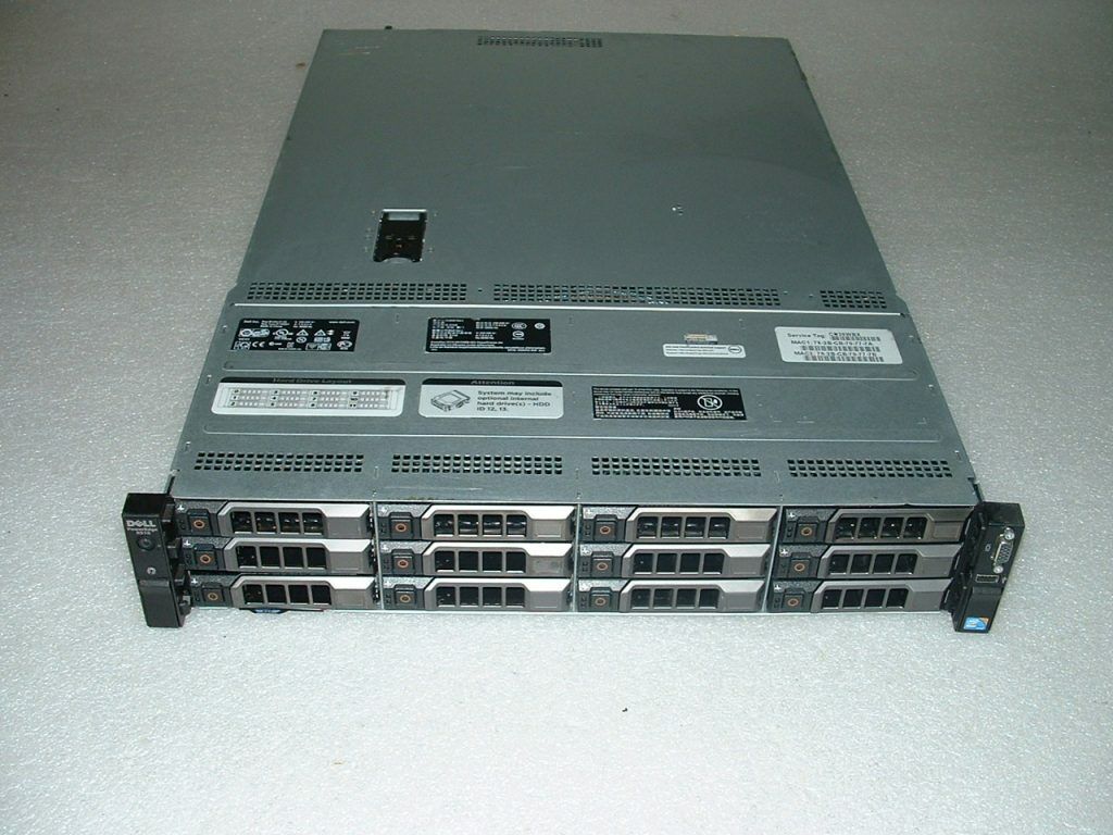 Dell PowerEdge R510 2x Xeon E5649 2.53ghz Hex Core / 32gb / H700 / 2x PSU