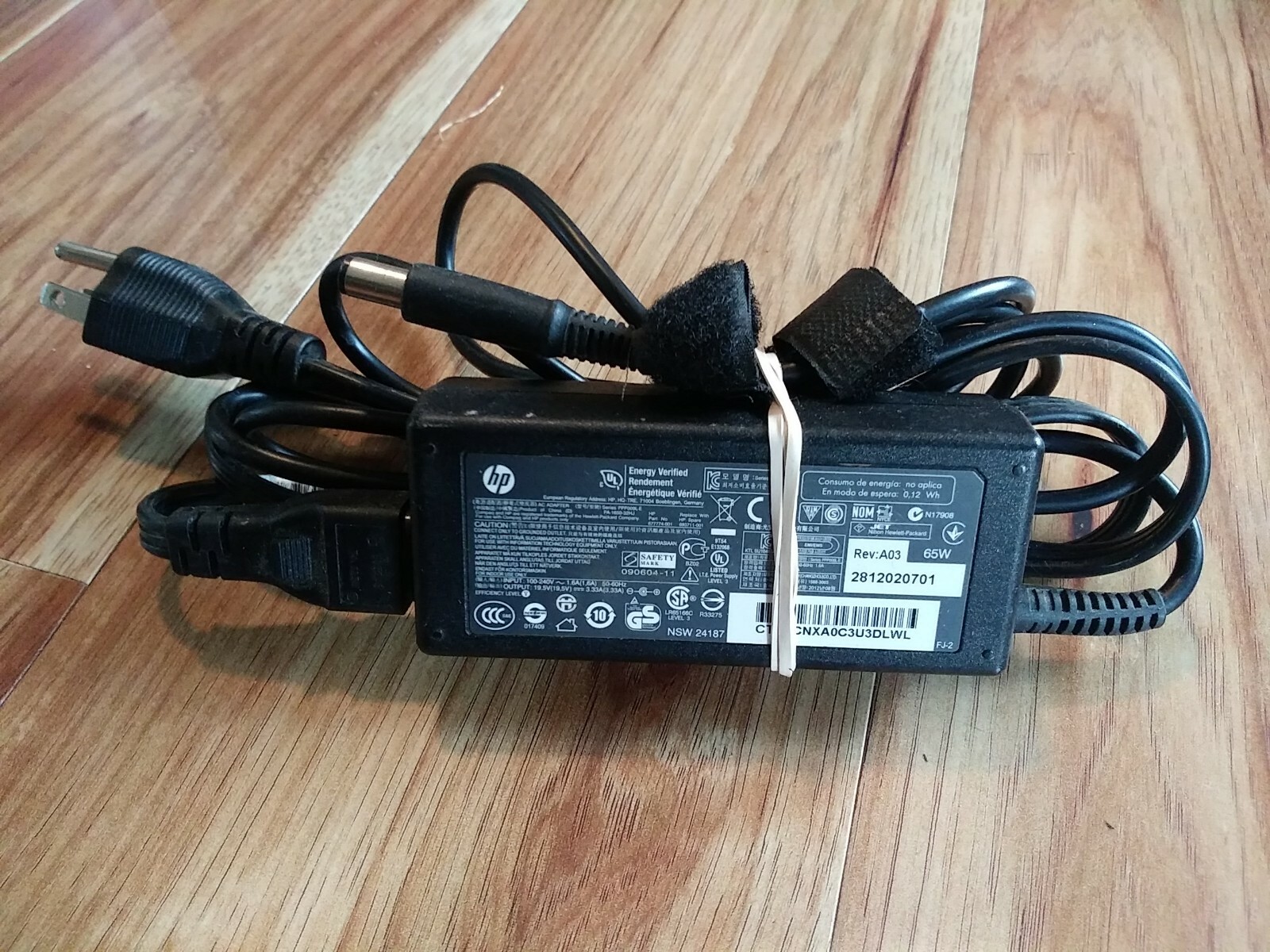 #L)Tested Genuine HP Laptop Charger Power Adapter 677774-001 693711-001 19.5V