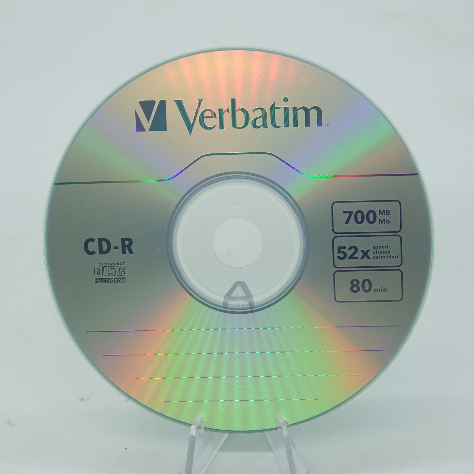 Verbatim CD-R Blank Discs with Sleeve 52x 700MB 80min Media Disc Choose Lot Qty