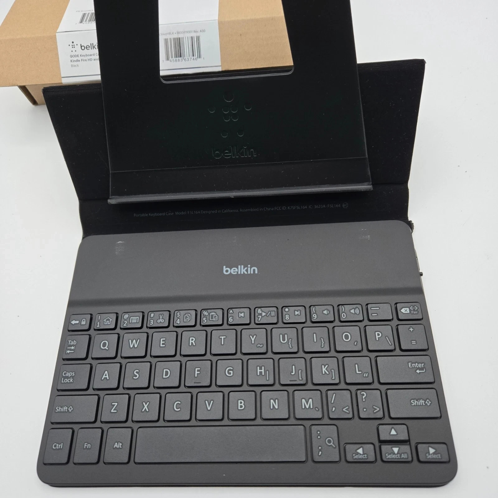 Belkin QODE Keyboard Case for Kindle Fire HD and HDX 7" Black
