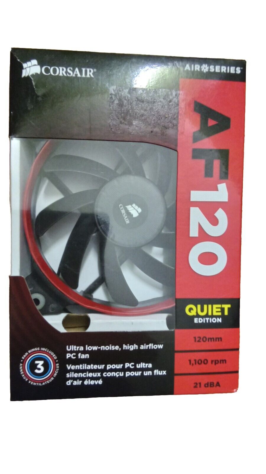 1 Consair AF120 Air Series PC Fan Quiet Edition