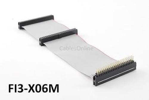 6inch 2-Drive 44-Pin Male/2-Female IDE Extension Cable, CablesOnline FI3-X06M