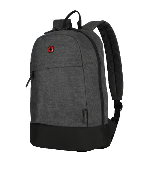 New Wrenger Swiss Army Recycled Rush 13" Laptop Backpack Gray