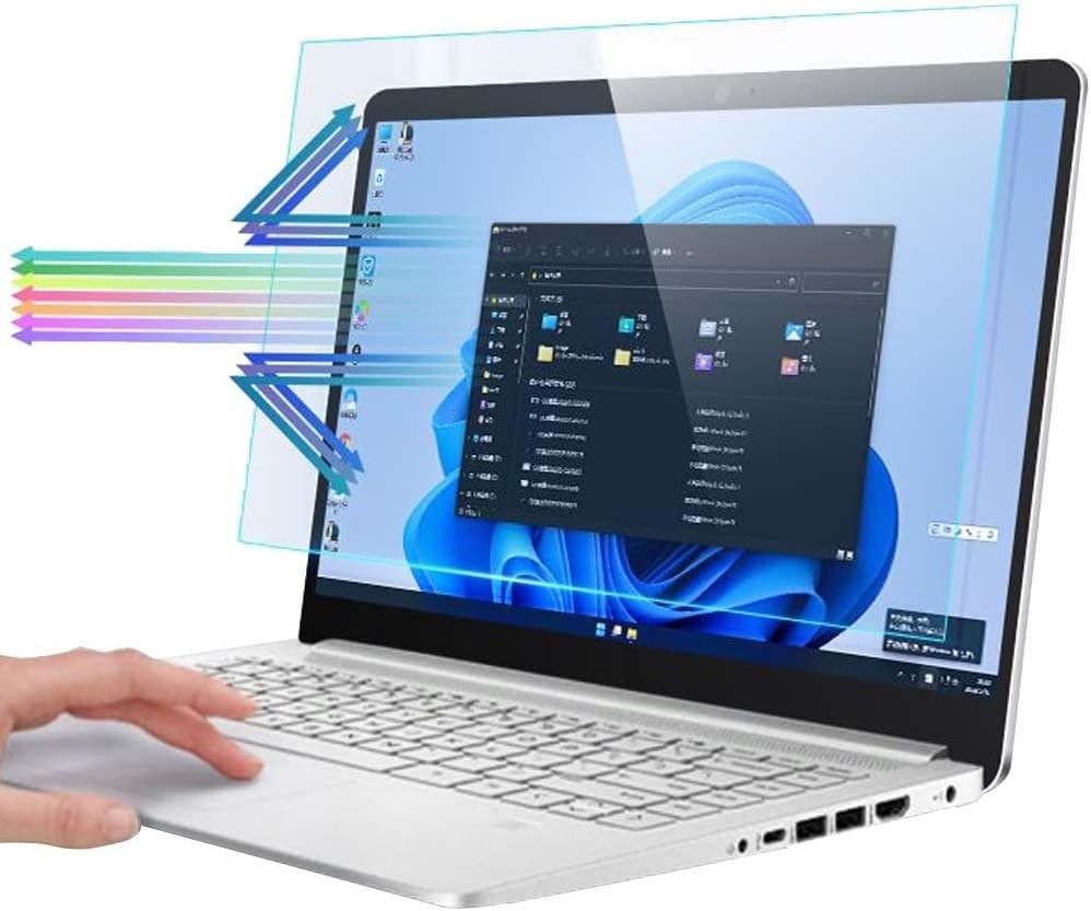 Anti-Glare Laptop Screen Protector 15.6" - 16:9 Ratio with Blue Light Filter