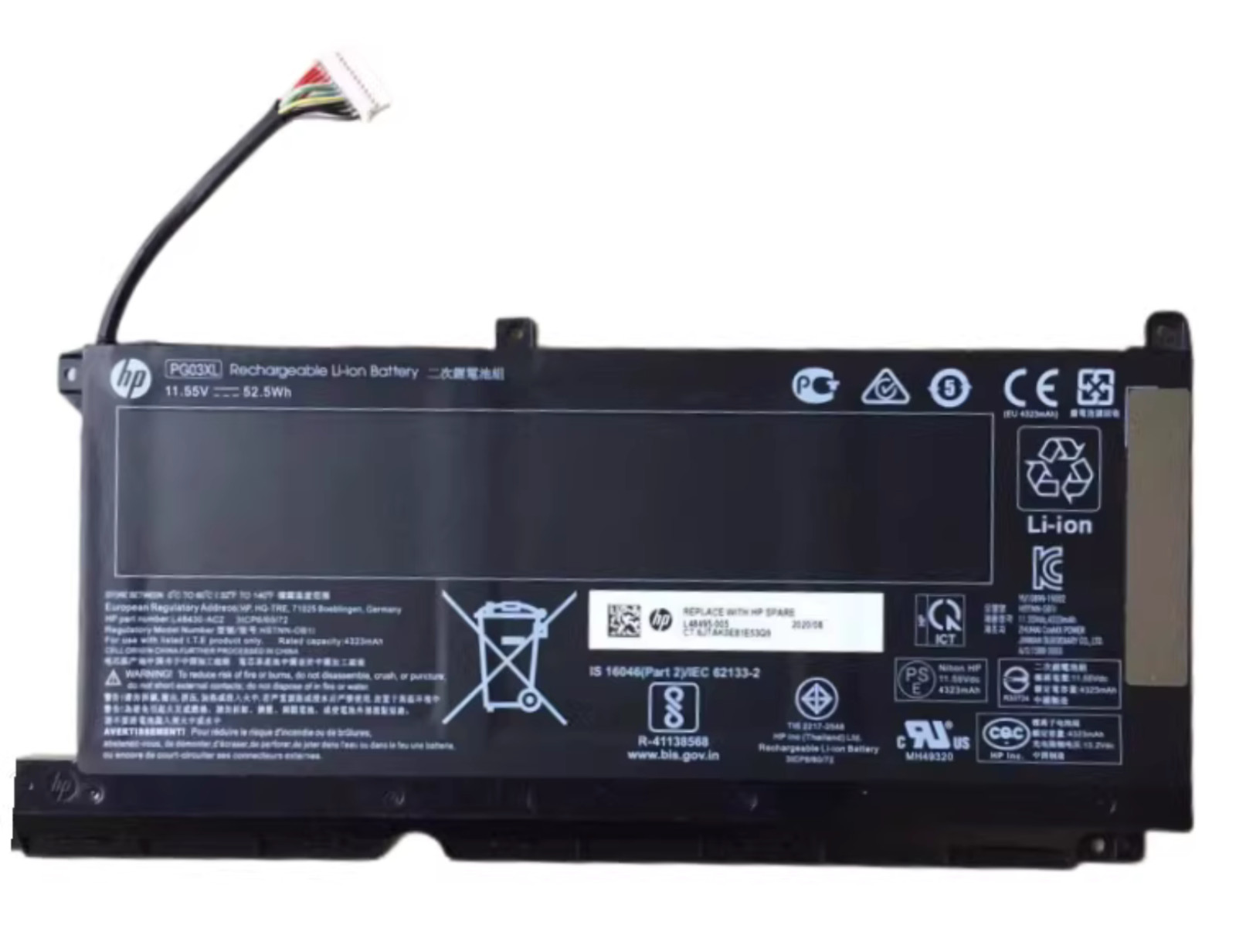 Genuine PG03XL L48495-005 Battery For HP Pavilion Gaming 15-EC 15-DK 15T-DK 16-A