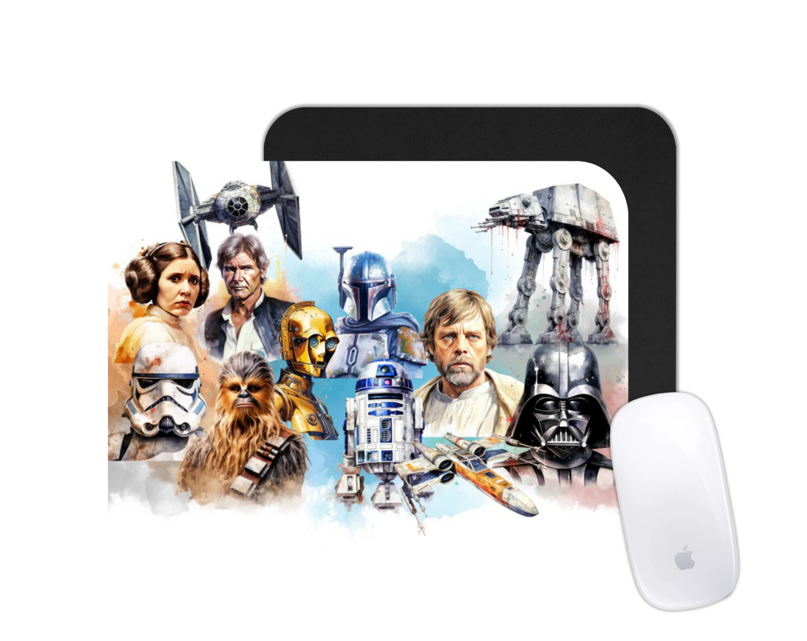 Star Wars Mouse Pad | Galactic Empire Desk Mat | Custom Space Gift