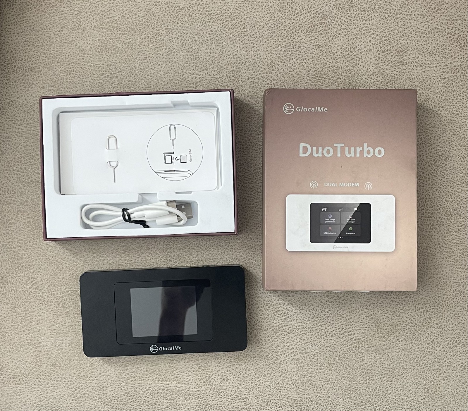 GlocalMe DuoTurbo 4G Portable Travel WiFi Hotspot