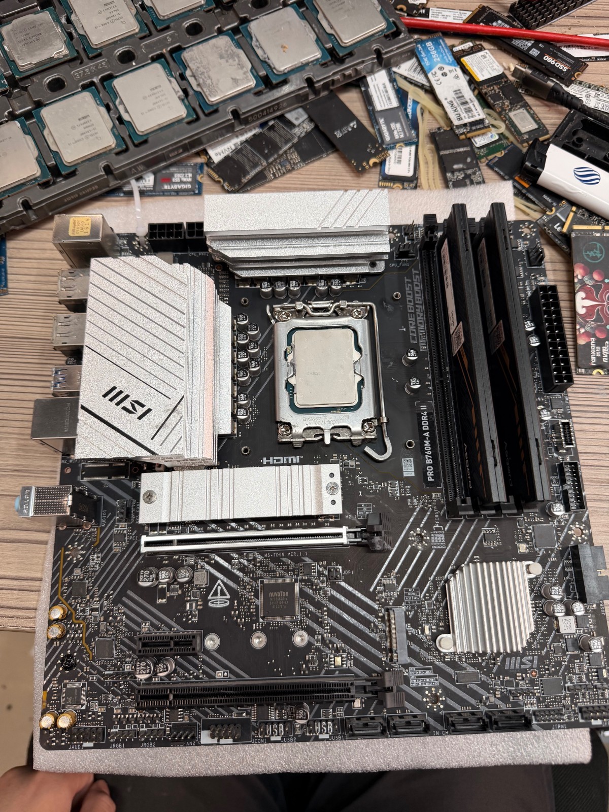 MSI PRO B760M-A DDR4 II Motherboard + Intel Core i5-14600KF CPU Combo LGA1700