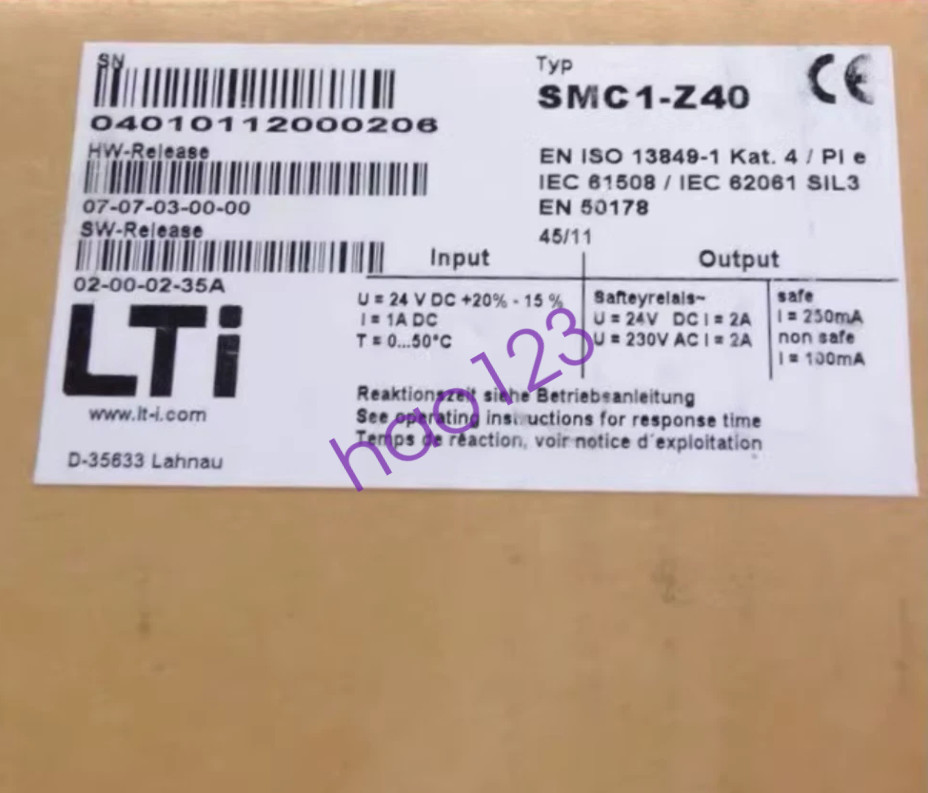 Brand new SMC1-Z40 Safety Programmable Logic Controller Control Module DHL/FedEx