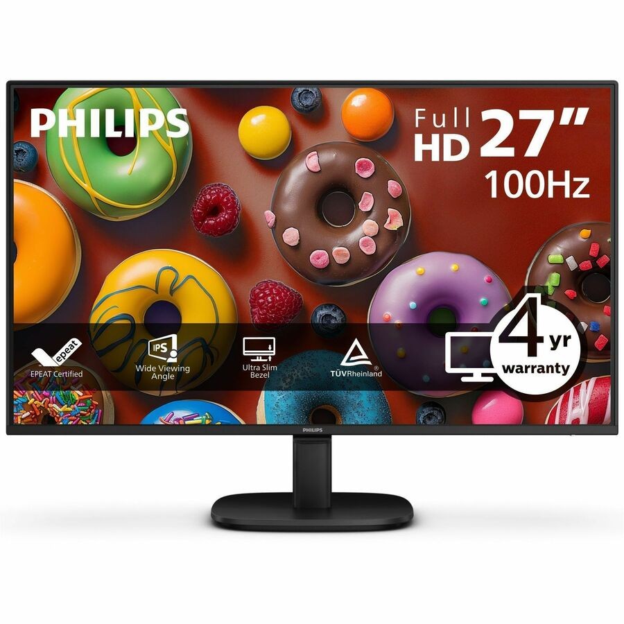 Philips 27B2N2100 27" Class FHD LED Monitor Black IPS 1920x1080 4ms 100Hz