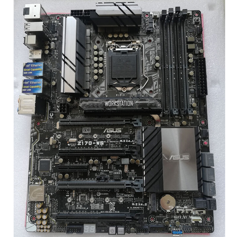 For Asus Z170-WS LGA1151 DDR4 DP+ATX Motherboard Tested OK