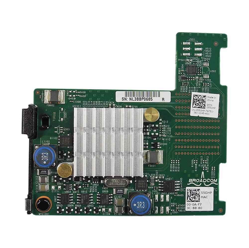 Dell Broadcom 57810s Dual Port 10Gb BASE-T Server Adapter Card 055GHP / 55GHP