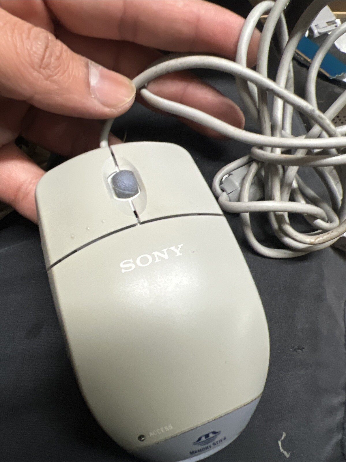 Sony MSAC-US5 Memory Stick Card Reader  Wired USB Optical Mouse