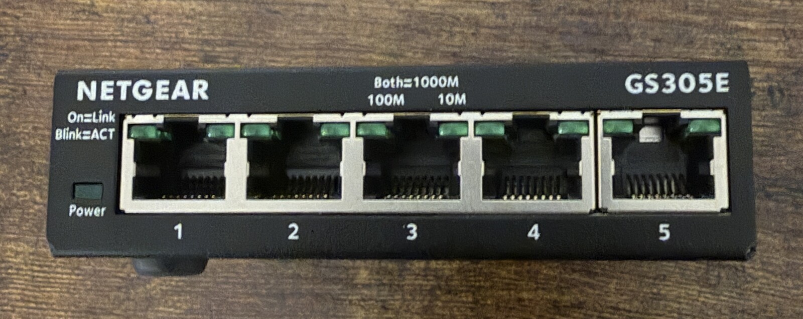 NETGEAR GS305E 5-Port Gigabit Smart Managed Plus Switch w/ Power Adapter