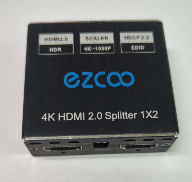 EZCOO 4K HDMI 2.0 Splitter 1x2