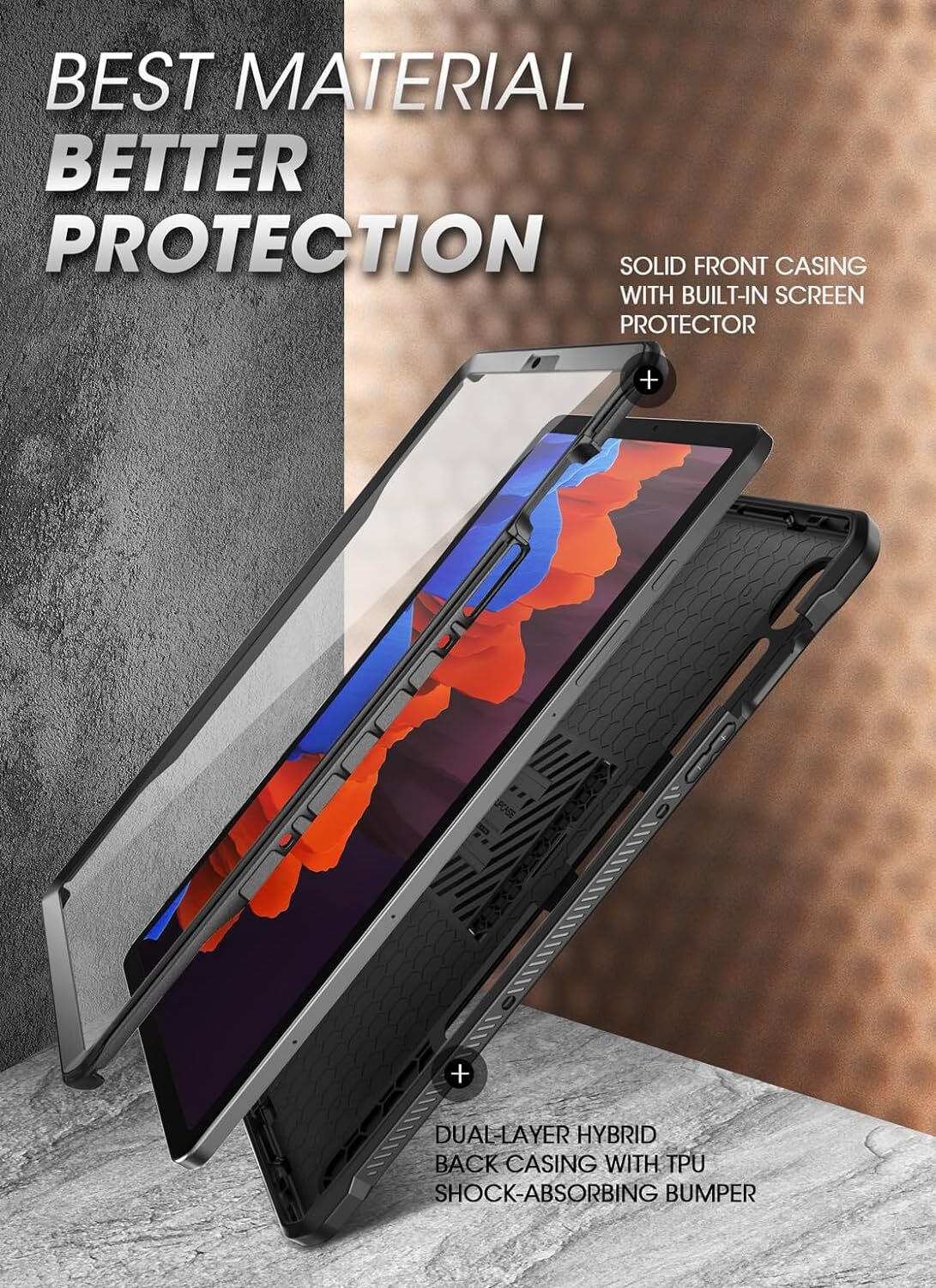 SUPCASE Ultimate Protection Case 360 Cover For SamsungGalaxy Tab S9 FE 10.9 inch