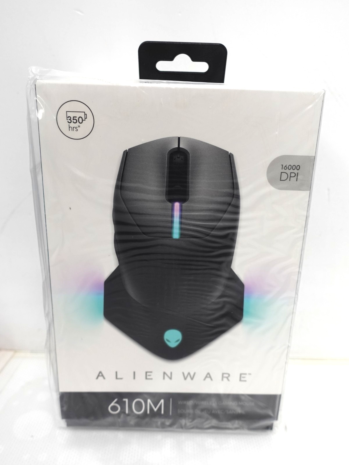 Alienware AW610M  - 16000 DPI Optical Sensor, Wired/Wireless Gaming Mouse, Black