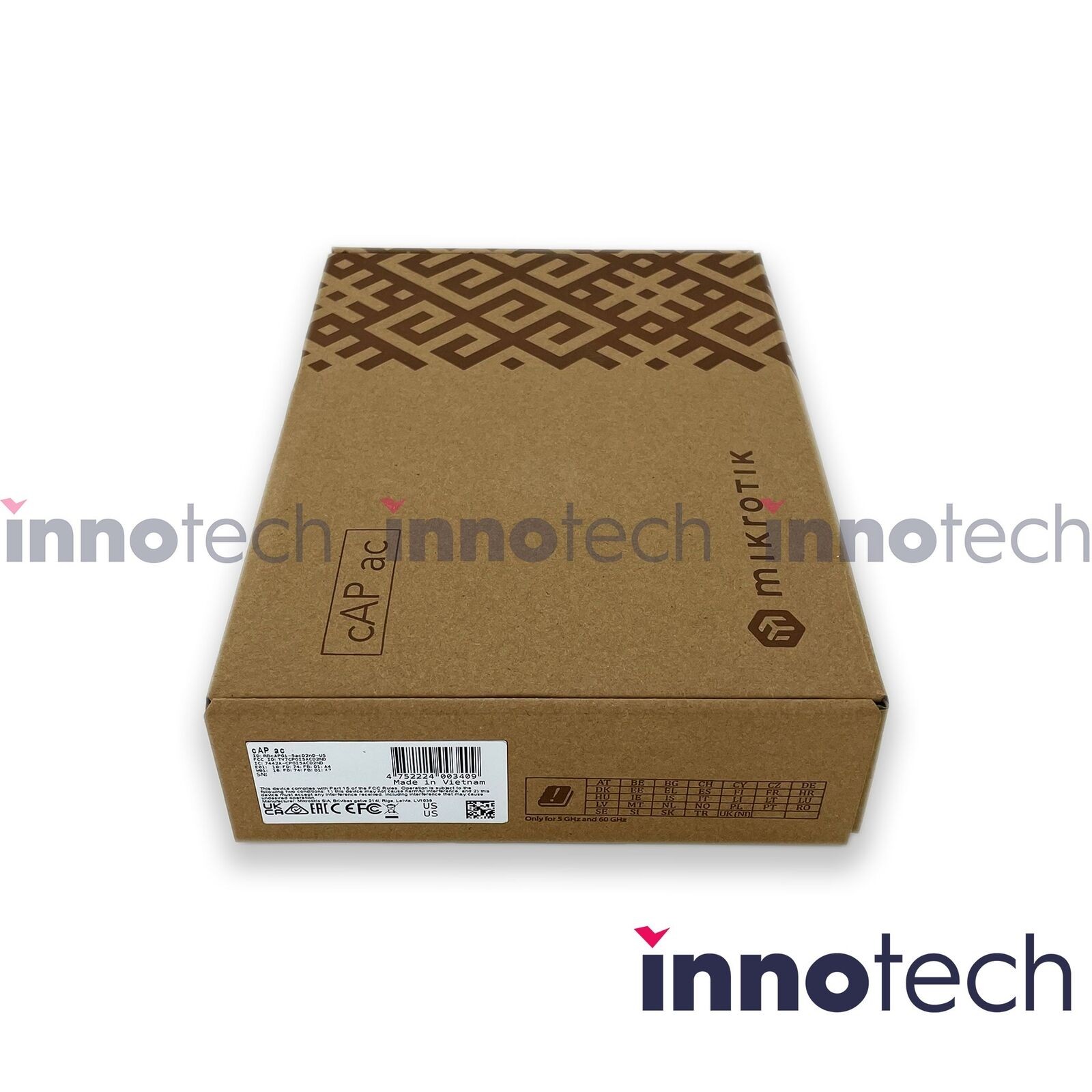 MikroTik RBcAPGi-5acD2nD ac Dual-band 802.11ac Wireless AP New Sealed