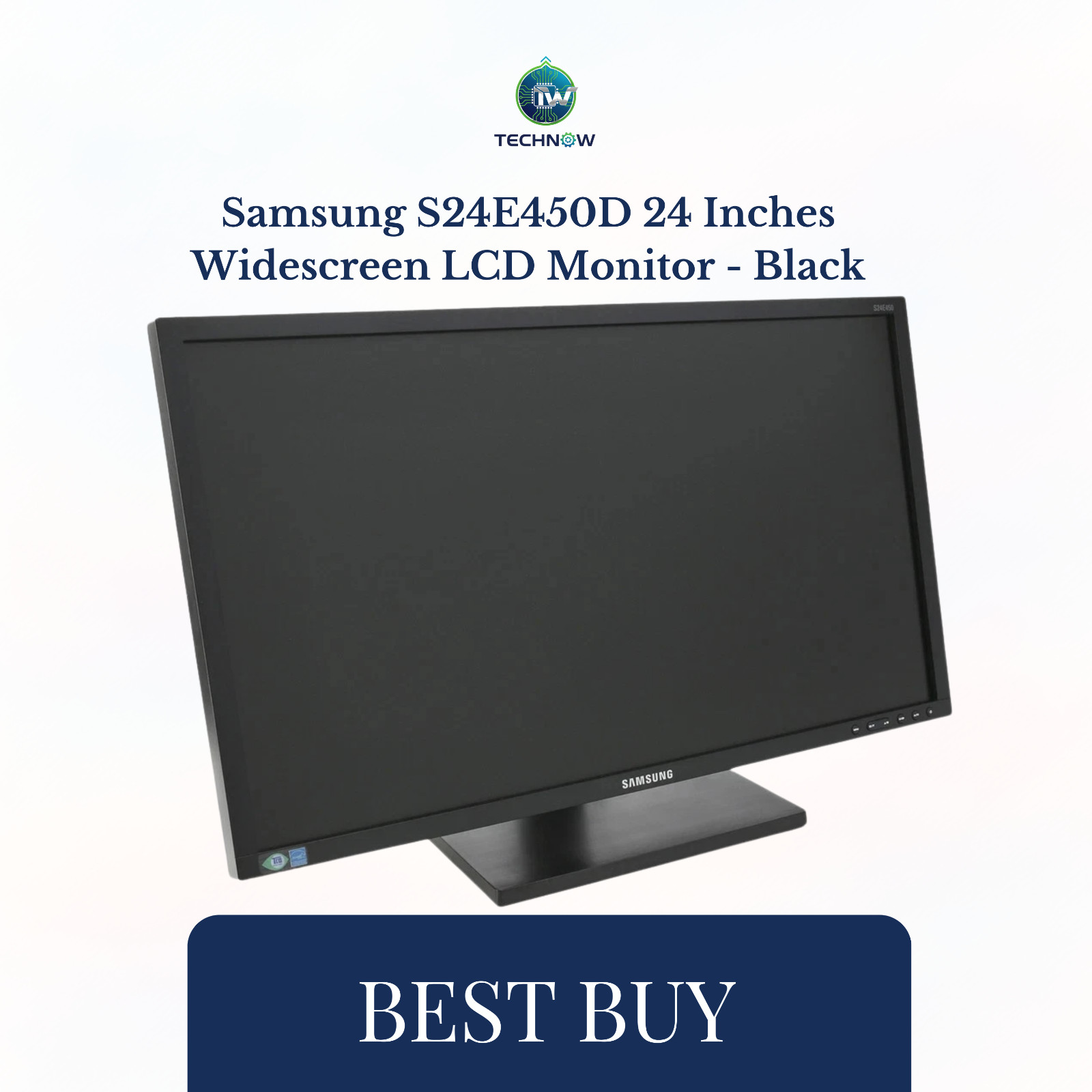 Samsung S24E450D 24 Inches Widescreen LCD Monitor - Black