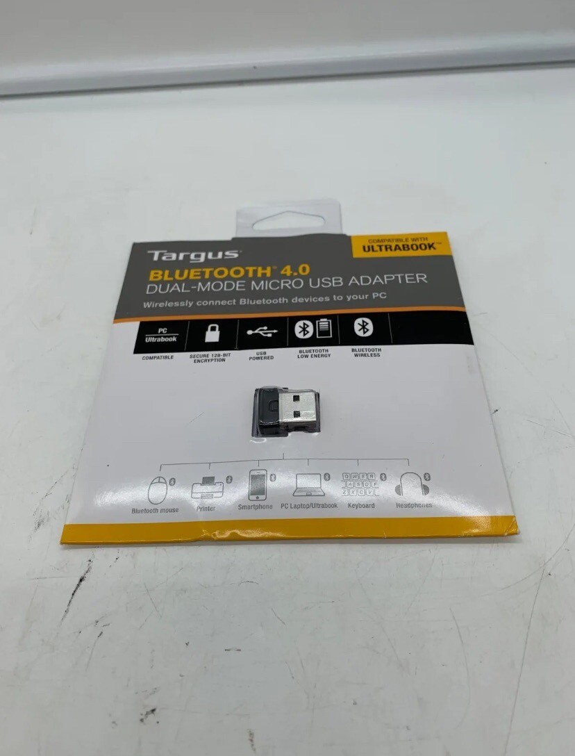 Targus Bluetooth 4.0 Dual Mode Micro USB Adapter (ACB10US1) NEW