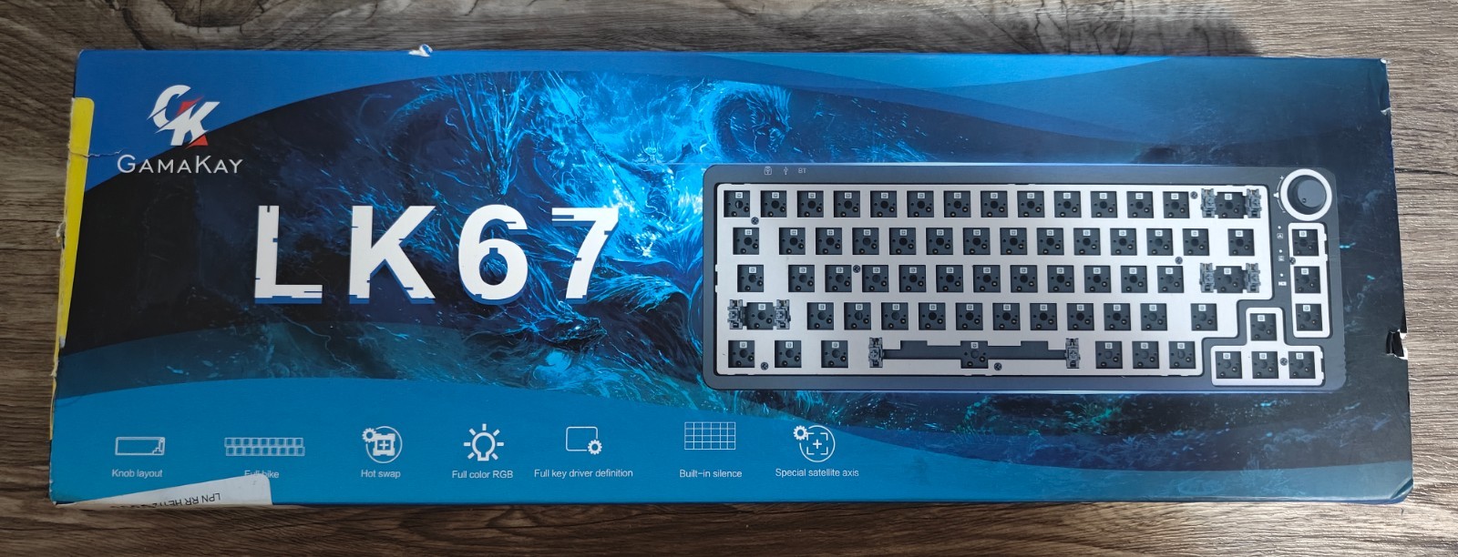 GK GAMAKAY LK67 65% RGB Modular DIY Mechanical Keyboard