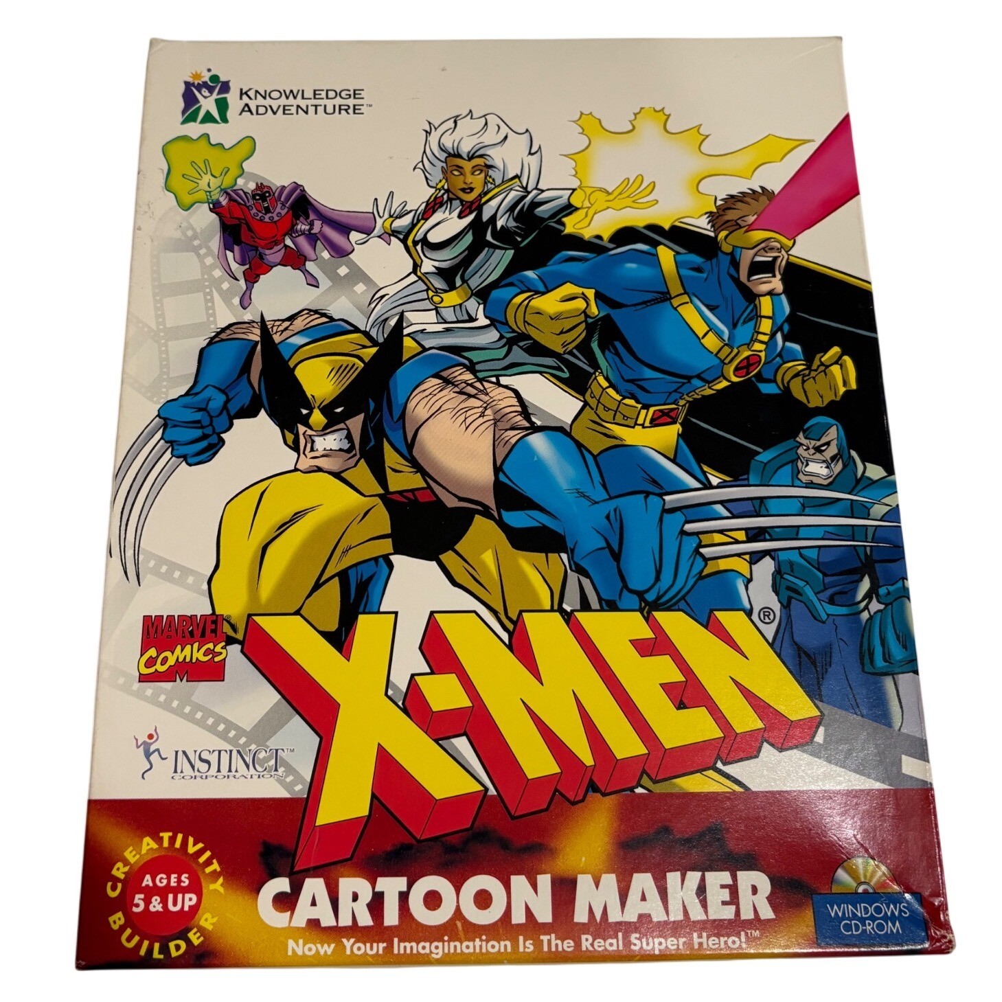 Marvel Comics X-Men Cartoon Maker CD-ROM Knowledge Adventure 1995 Jump Start