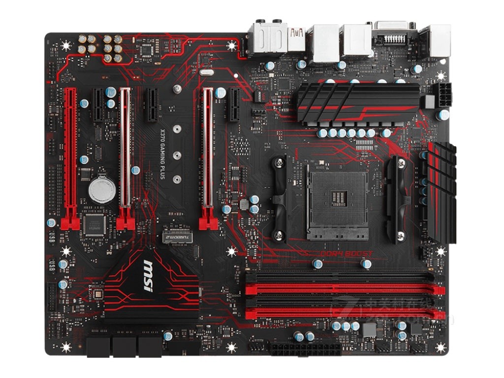 For MSI X370 GAMING PLUS motherboard X370 AM4 4*DDR4 64G DVI+HDMI ATX Tested ok