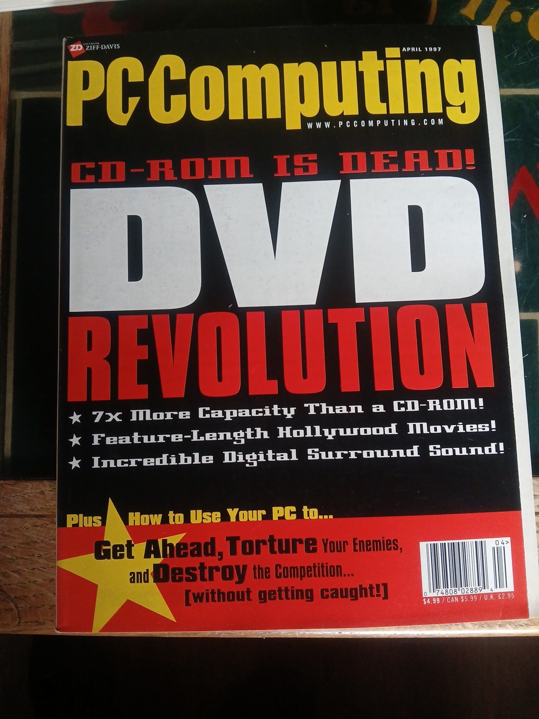 PC Computing April 1997 DVD Revolution Computer Magazine