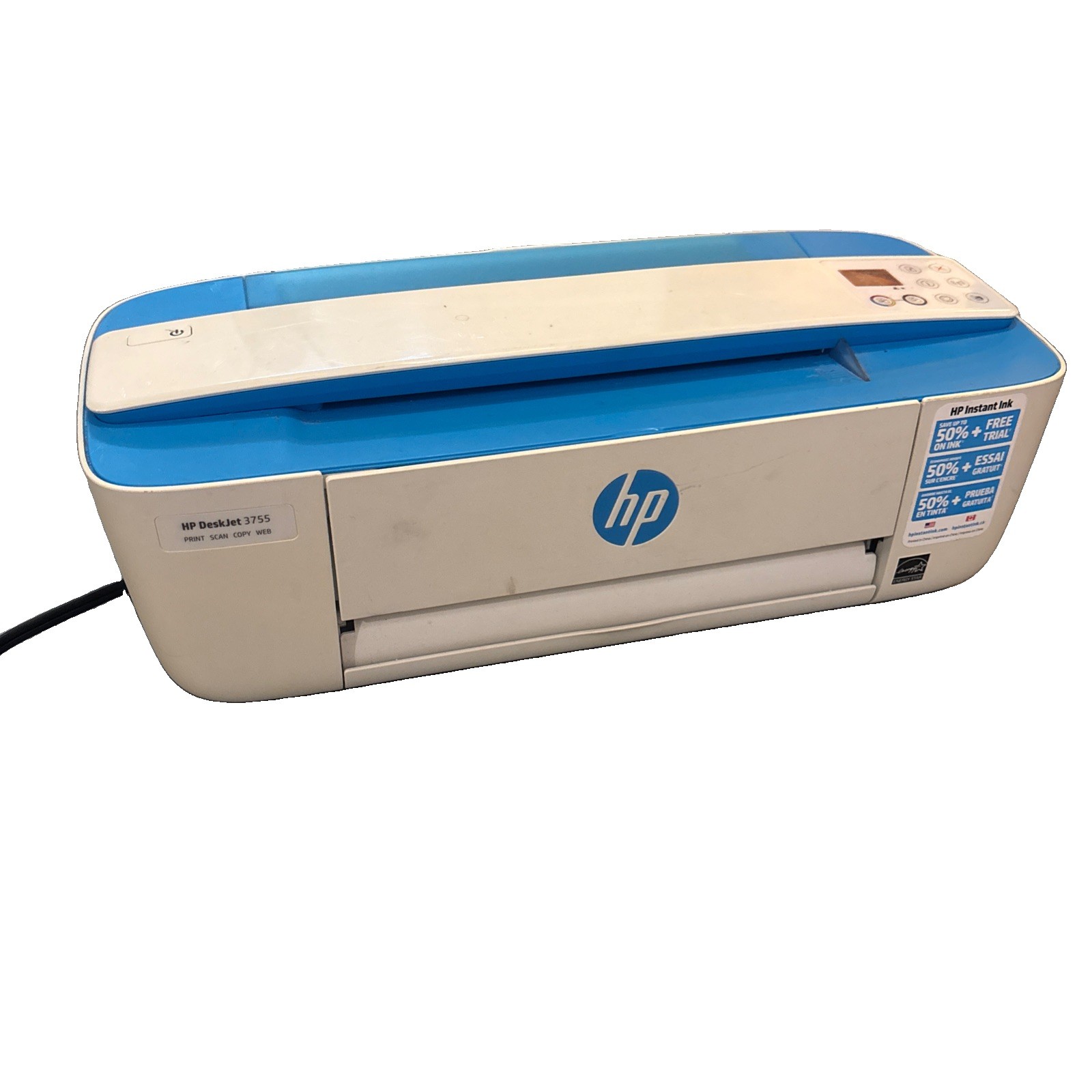 HP Deskjet 3755 Compact All-in-one Wireless Printer With Mobile Printing