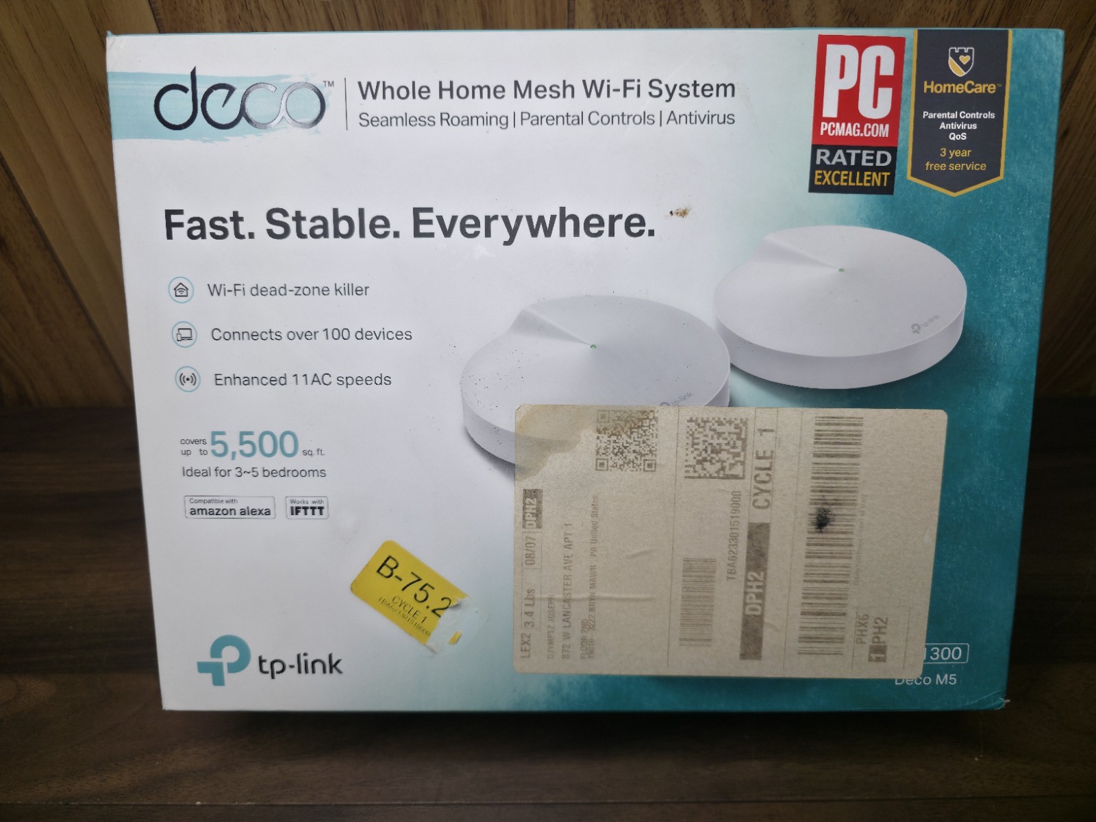 Tp Link Deco AC1300 Whole Home WiFi System Deco M5 Router New Open Box 
