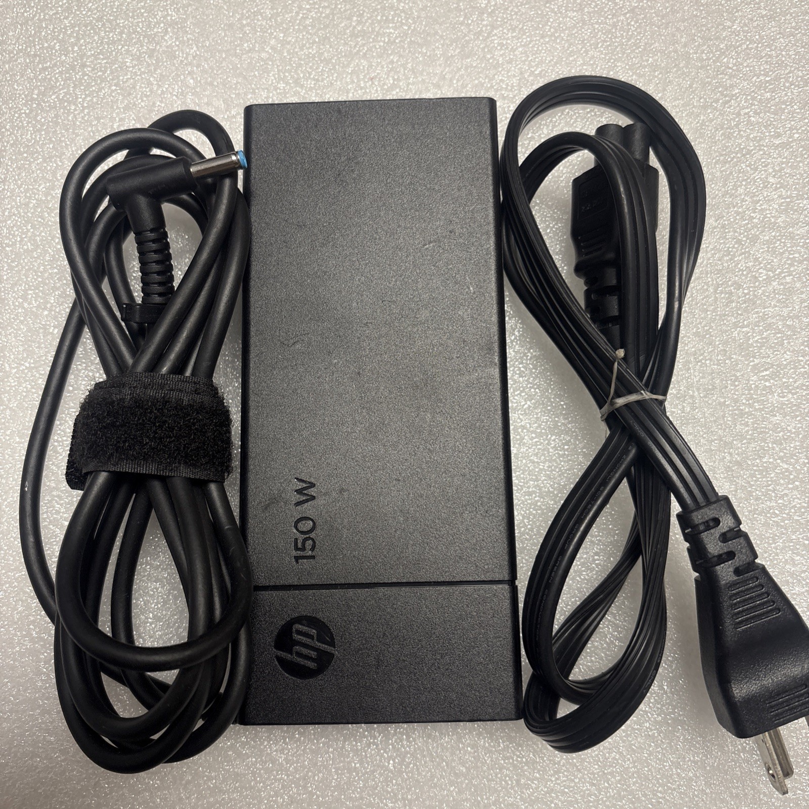 Original Hp 150W 19.5V 7.7A AC Adapter TPN-DA09 Pavilion Gaming-Blue Tip W Cable