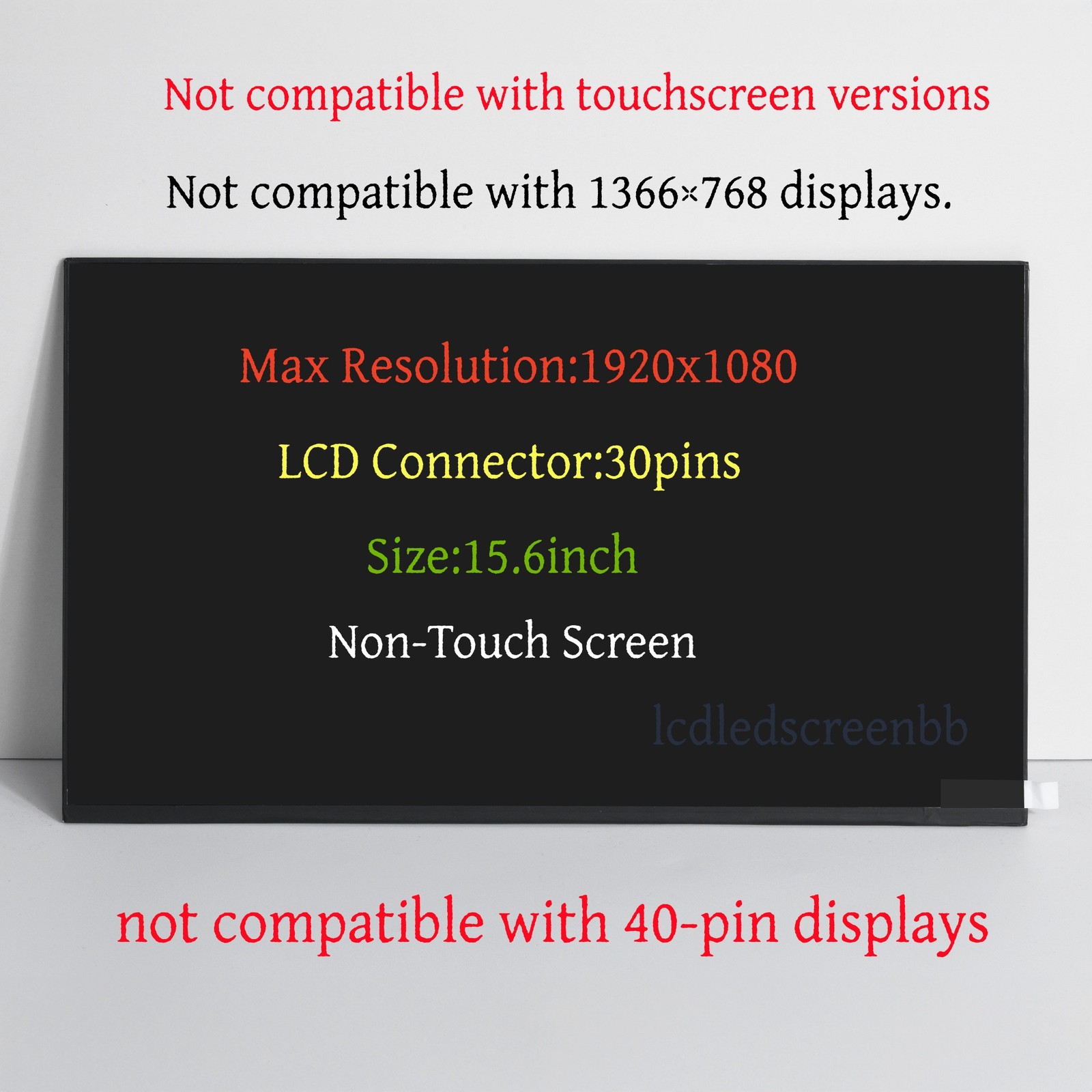 For HP pn N00084-001 LP156WFC(SP)(MD) FHD IPS LCD Screen
