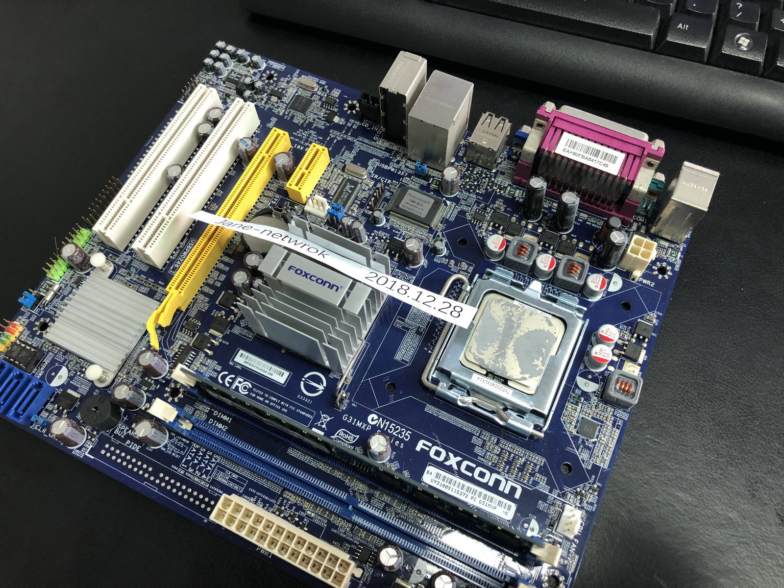 🔥✅Actual Stock 1PC test G31MXP with CPU and RAM (by DHL or Fedex) #J1688