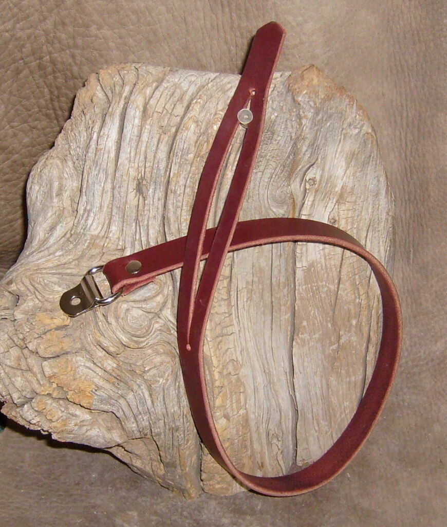 New Lariat Rope Holder Strap Strong Latigo Leather For Roping Saddle Horn. G&E