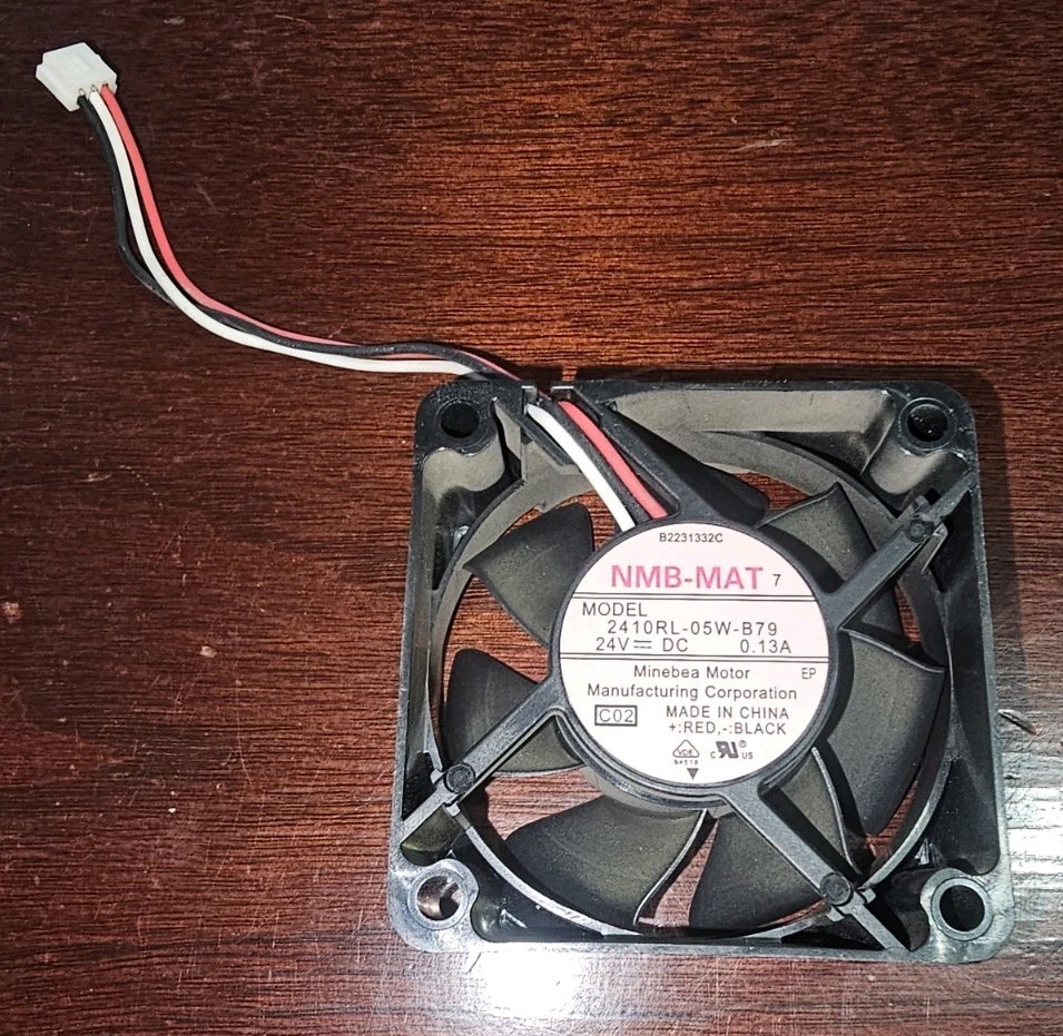 Minebea Motor NMB-MAT 2410RL-05W-B79 6025 DC24V 6cm Inverter Fan