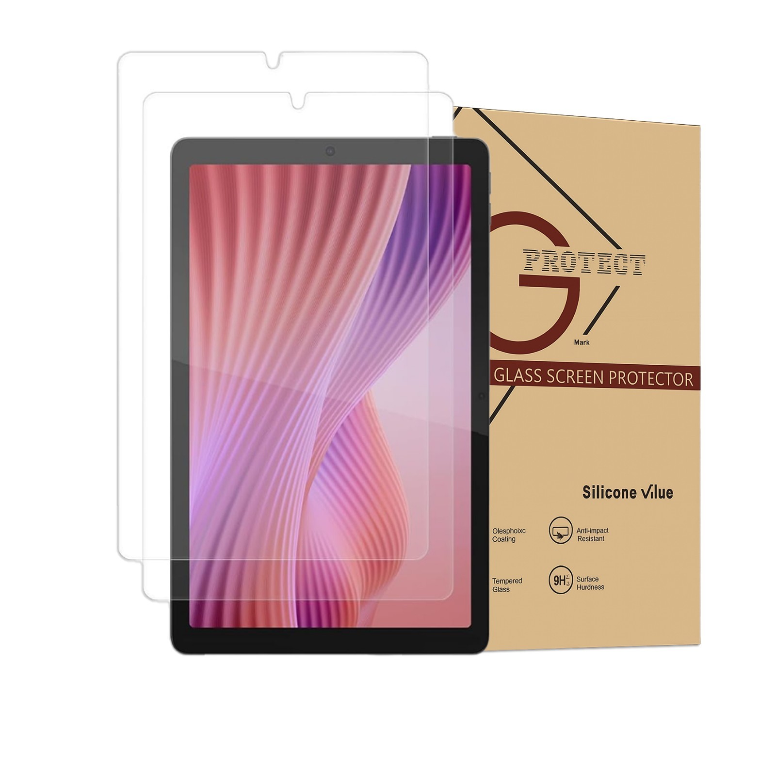 2 Pack Designed for Lenovo Tab One (8.7 inch) Tempered Glass Screen Protector HD