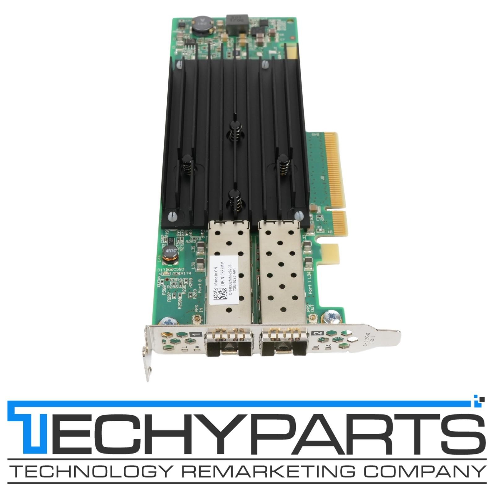 Dell 332MM SolarFlare SFN8522 10GbE 2-Port PCIe 3.1 x8 NIC SFF