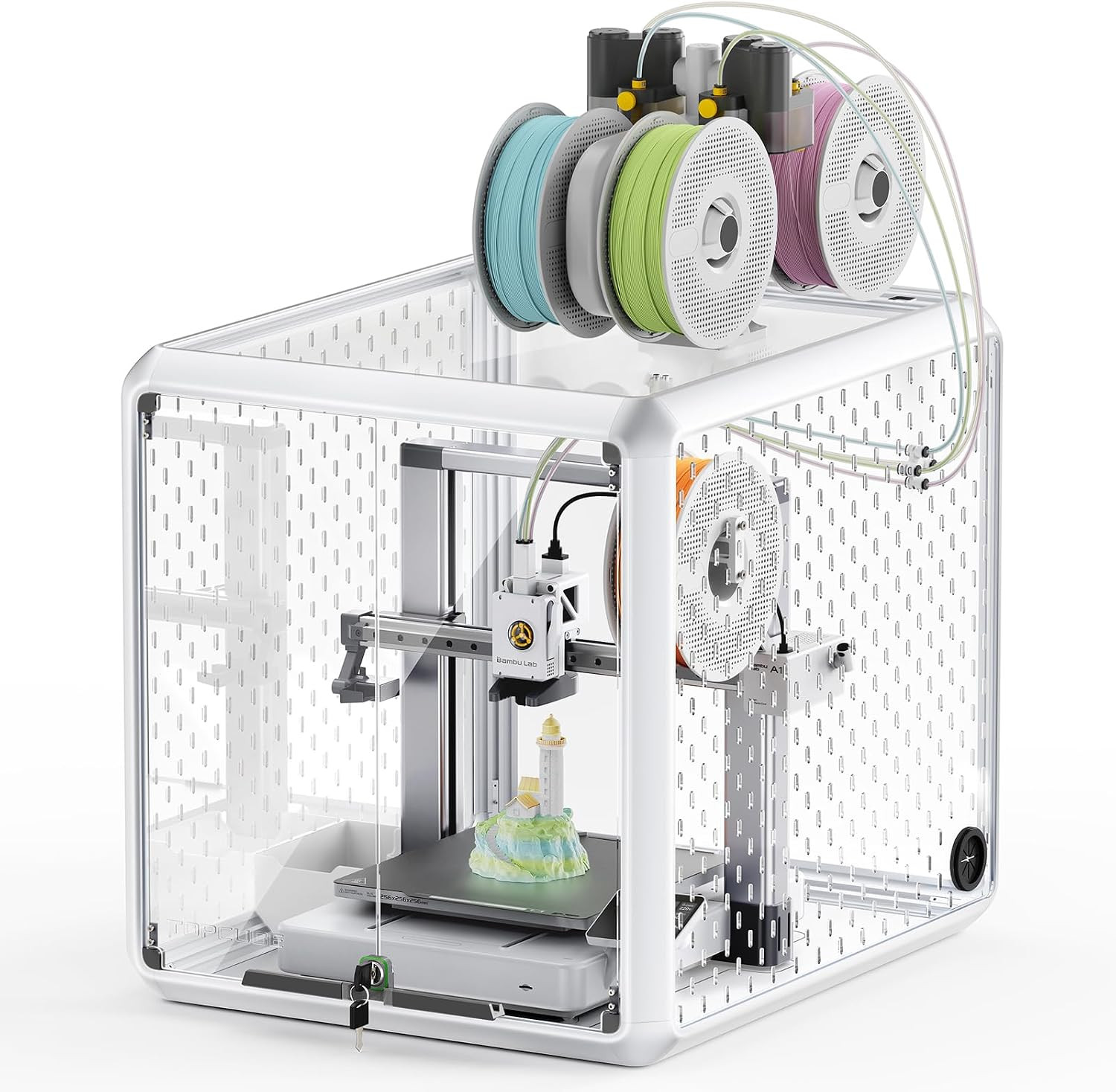F2 SE Acrylic 3D Printer Enclosure for Bambu Lab A1 and A1 Combo