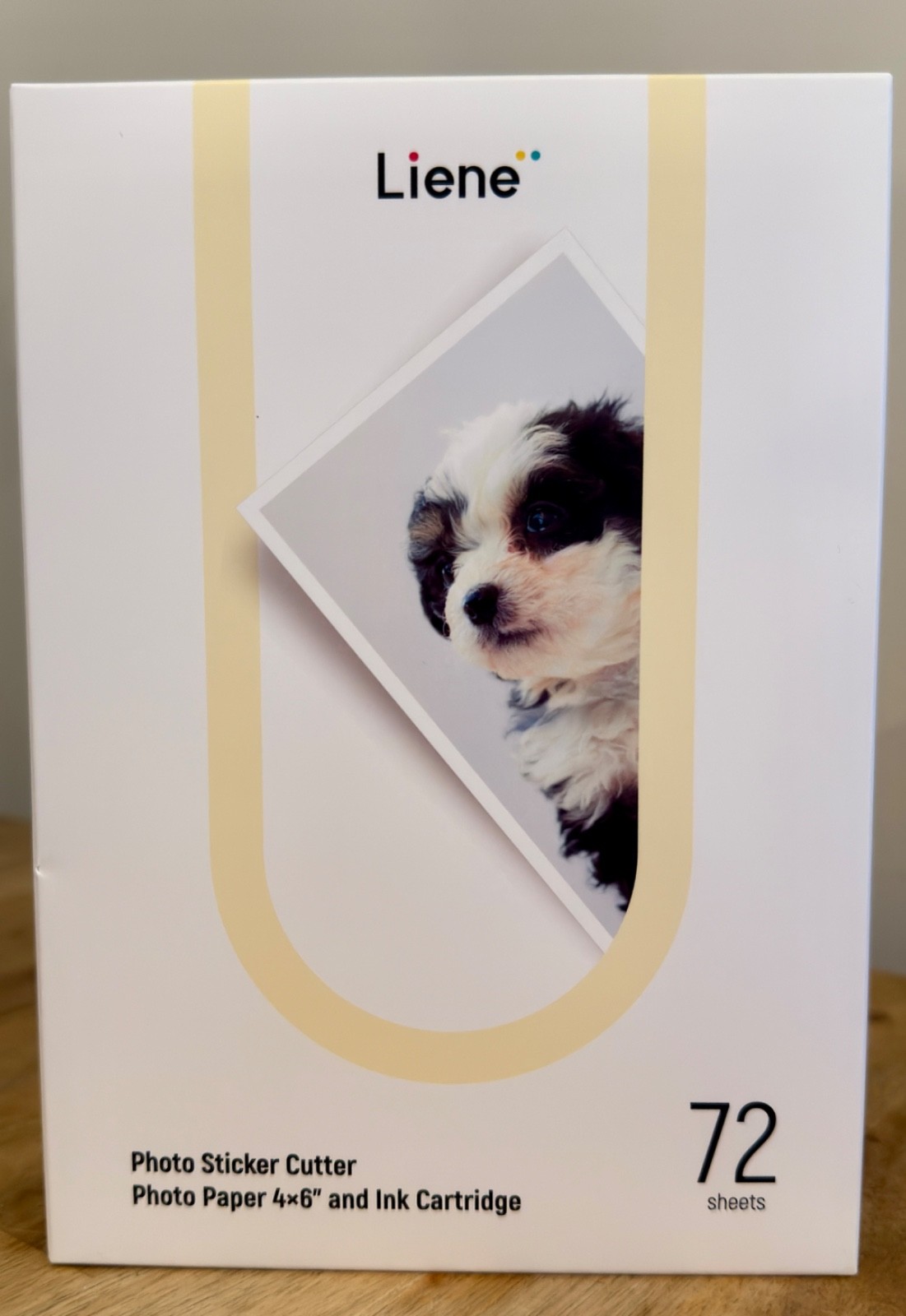 Liene SD42 72 sheets Photo paper 4x6 & InkCartridge for PixCut S1 White