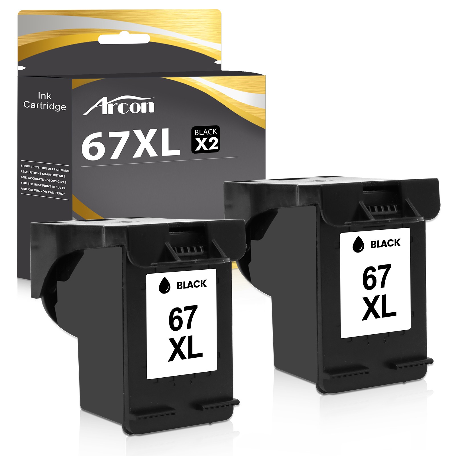 Printer Ink Cartridge Fits HP 67 HP 67XL HP 67XXL Ink HP ENVY 6055 6455 6058 Lot