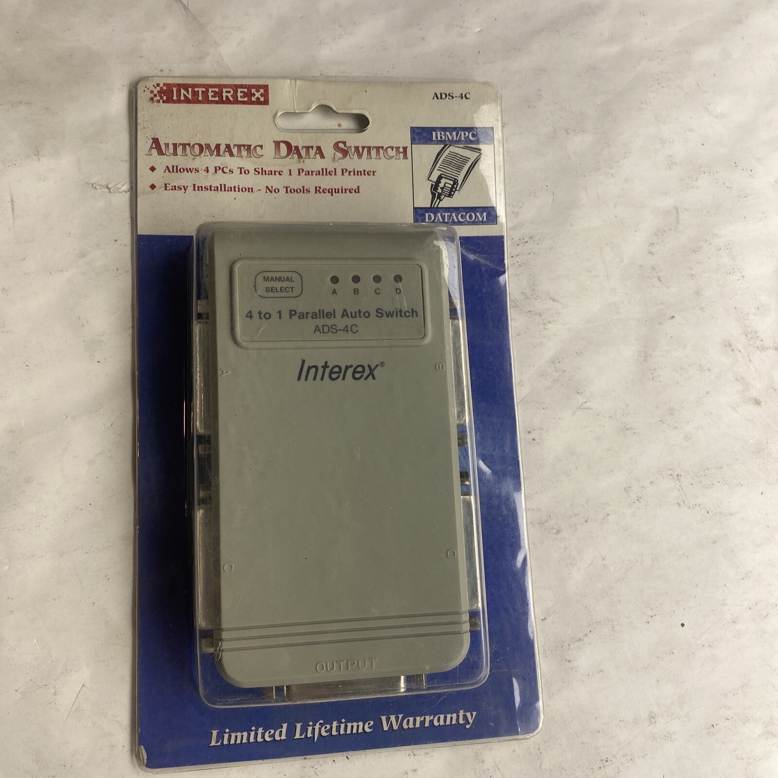 Interex Automatic Data Switch ADS-4C